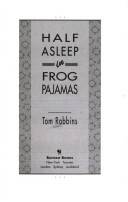 Half asleep in frog pajamas
