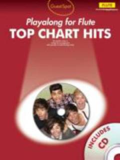 Top chart hits : \play-along for flute\ : ten popular songs in melody line arrangements with specially recorded backing tracks