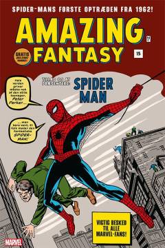 Amazing fantasy 15 : Spider-Mans første optræden fra 1962!