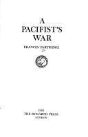 A pacifist's war