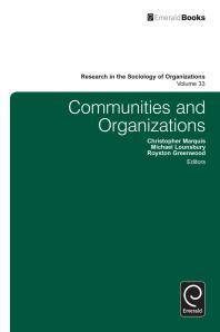 Communities and organizations
