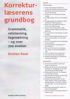 Korrekturlæserens grundbog : grammatik, retstavning, tegnsætning - og over 700 øvelser