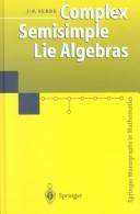 Complex semisimple Lie algebras