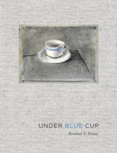 Under blue cup