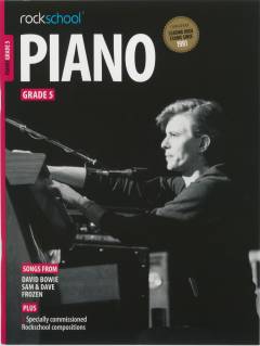 Piano Grade 5 : performance pieces, technical exercises, supporting tests and in-depth guidance for Rockschool examinations