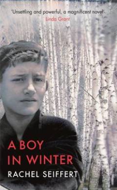 A boy in winter