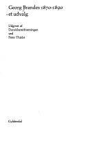 Georg Brandes 1870-1890 - et udvalg