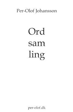Ordsamling