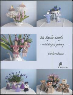 24 syede engle - med et strejf af genbrug