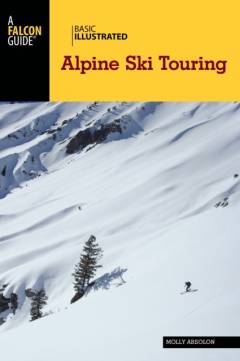 Basic illustrated alpine ski touring