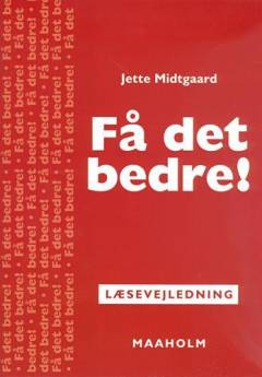 Få det bedre!- læsevejledning