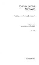 Dansk prosa 1955-70