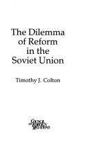The dilemma of reform in the Soviet Union