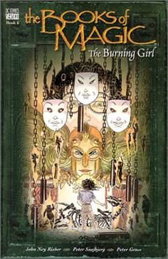 The books of magic, the burning girl