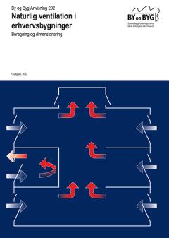 Naturlig ventilation i erhvervsbygninger : beregning og dimensionering