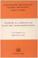 Aufsätze zu Literatur und Kunst der Jahrhundertwende