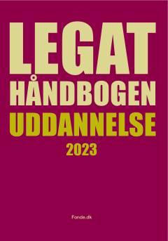 Legathåndbogen uddannelse. 2023 (35. udgave)