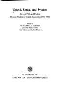Sound, sense, and system : Herbert Pilch and postwar German studies in English linguistics (1955-1985)