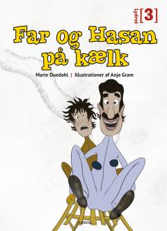Far og Hasan på kælk