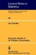 Stochastic models of air pollutant concentration