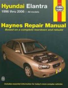 Hyundai Elantra automotive repair manual