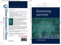 Governing societies : political perspectives on domestic and international rule