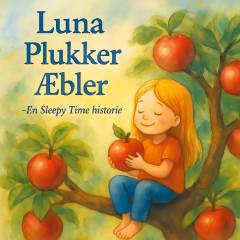 Luna plukker æbler