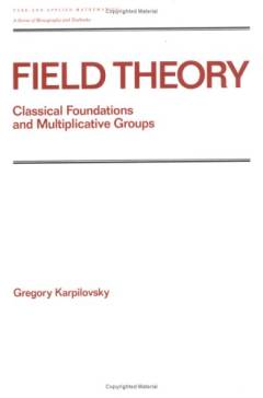 Field theory : Classical foundations and multiplicative groups