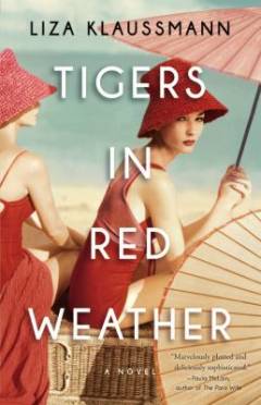 Tigers in red weather