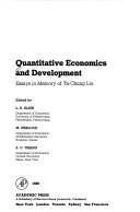 Quantitative economics and development : ssays in memory of Ta-Chung Liu