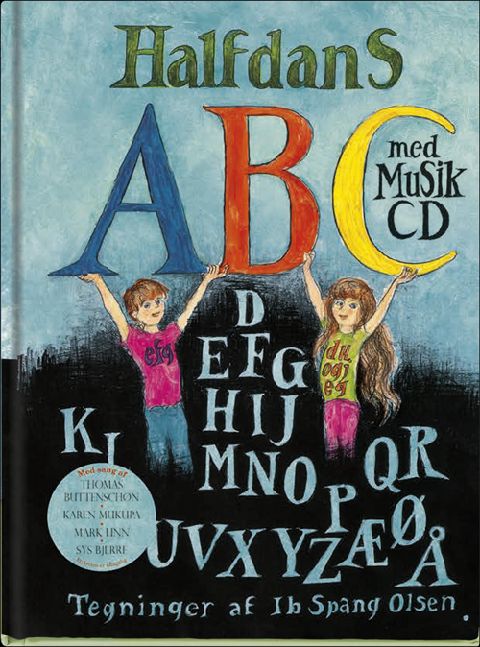 Halfdans abc med musik cd