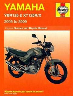 Yamaha YBR125ED, YBR125 Custom, XT125R and XT125X
