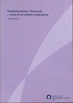 Hadforbrydelser i Danmark - vejen til en effektiv beskyttelse