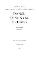 Dansk synonymordbog