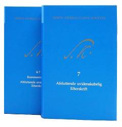 Søren Kierkegaards skrifter -- Kommentarbind. Bind K7 : Afsluttende uvidenskabelig Efterskrift