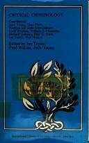 Critical criminology