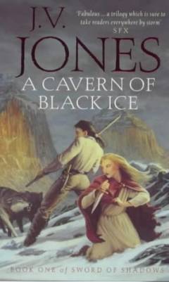 A cavern of black ice