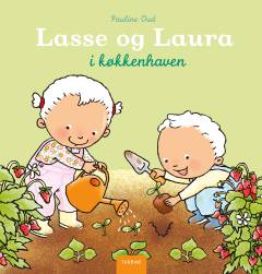 Lasse og Laura i køkkenhaven