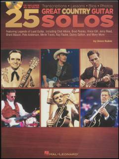 25 great country guitar solos : transcriptions, lessons, bios, photos
