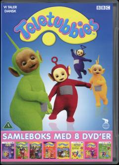 Teletubbies samleboks med 8 dvd'er. Boks 1