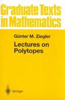 Lectures on polytopes