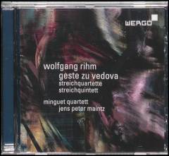 Geste zu Vedova : Streichquartette, Streichquintett