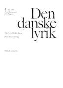 Den danske lyrik. Bind 4 : 1870-1960 : fra J.P. Jacobsen til Robert Corydon