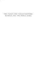 The papacy and totalitarianism between the two world wars