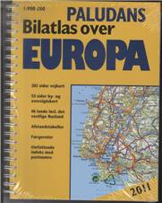 Paludans bilatlas over Europa : 1:900 000. Årgang 2011