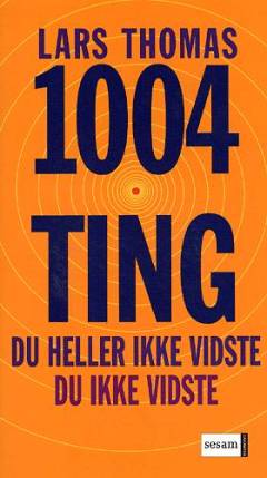 1004 ting du heller ikke vidste du ikke vidste