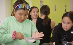 Min klasse i Grønland. 9:10 : Kage og kaffemik