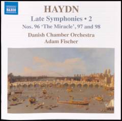 Late symphonies, 2 : nos. 96 'The Miracle', 97 and 98