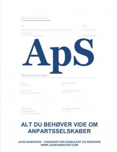 ApS - alt du behøver at vide om anpartsselskaber