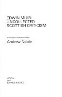 Uncollected Scottish criticism